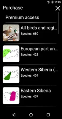 Russian Birds Songs android App screenshot 16